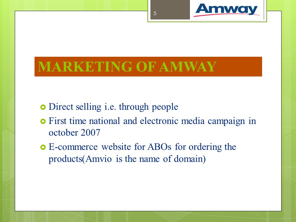 Amway business plan presentation 2012 nissan